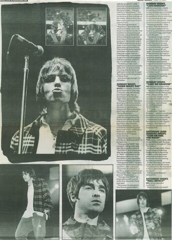 Melody Maker Maine Road gig review.
