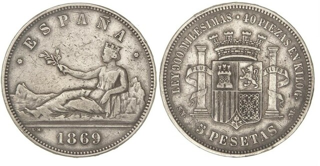 La peseta, unidad monetaria española