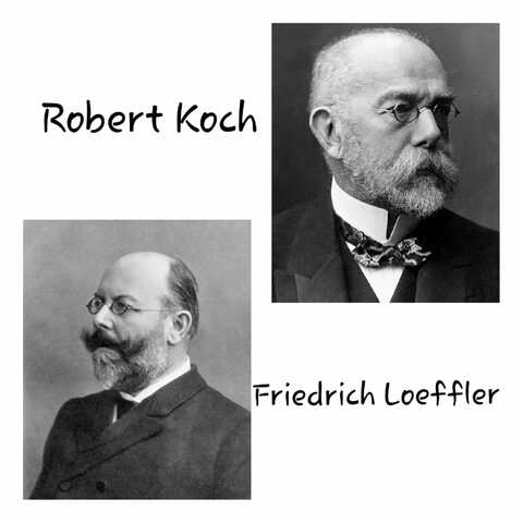 Robert Koch y Friedrich Loeffler