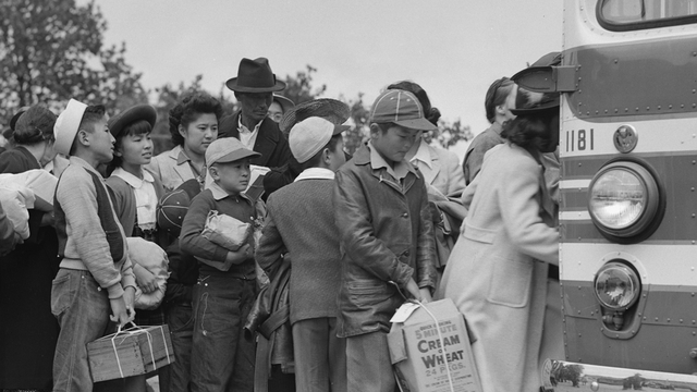 Relocation of Japanese Americans to camps