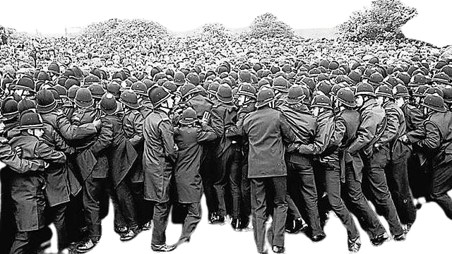 HUELGA DE MINEROS EN INGLATERRA.