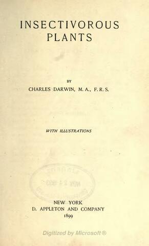 Insectivorous Plants