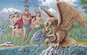 Llegada aztecas al valle central de México (1215)