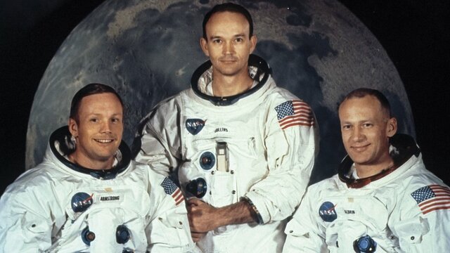 Neil Armstrong y tripulación