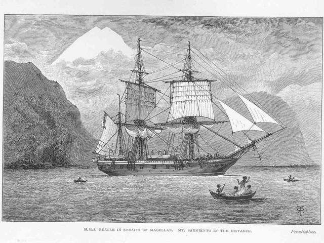 Survey voyage on HMS Beagle