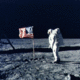 Ap11 aldrin flag