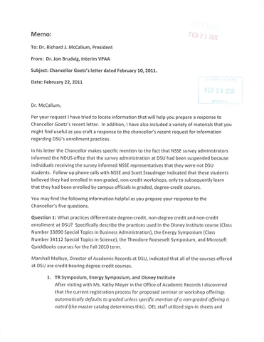 "You may find the following information helpful..."