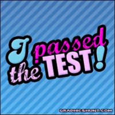 I Passed!
