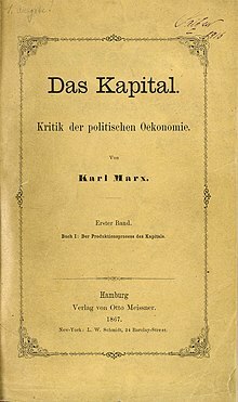 Karl Marx publishes Das Kapital