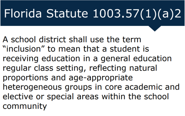 Florida Statute 1003.57