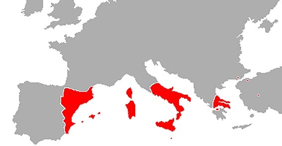 Máxima expansión del territorio de Aragón