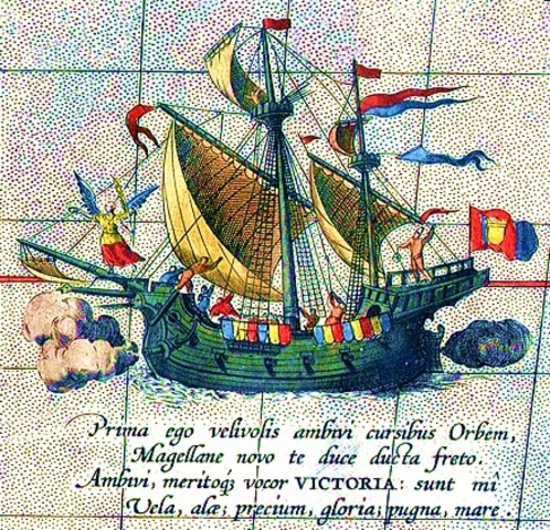 Ferdinand Magellan's last ship returns to Spain