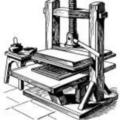 Invention de l'imprimante