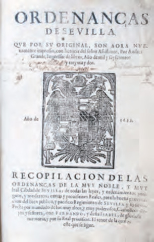ordenanzas de sevilla