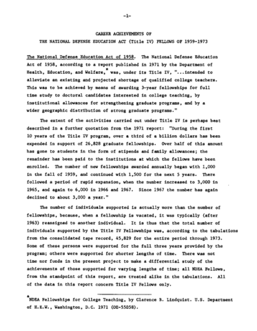 National Defense Education Act of 1958