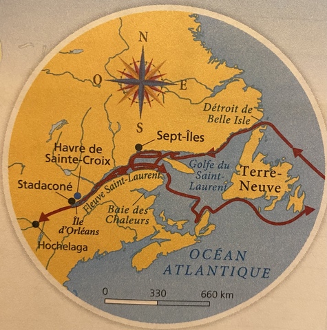 Le deuxième voyage de Jacque Cartier