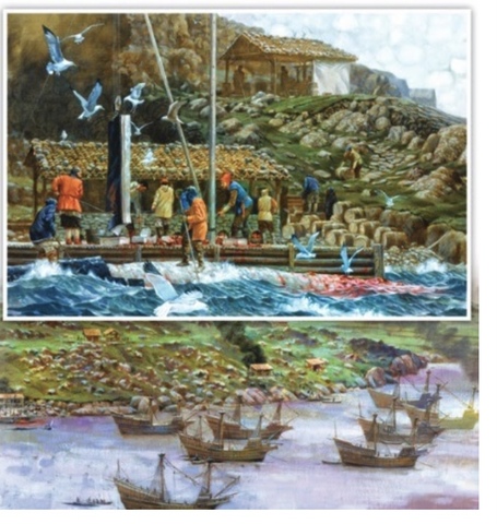 Les pêchéries en Amérique du Nord au 16e siècle