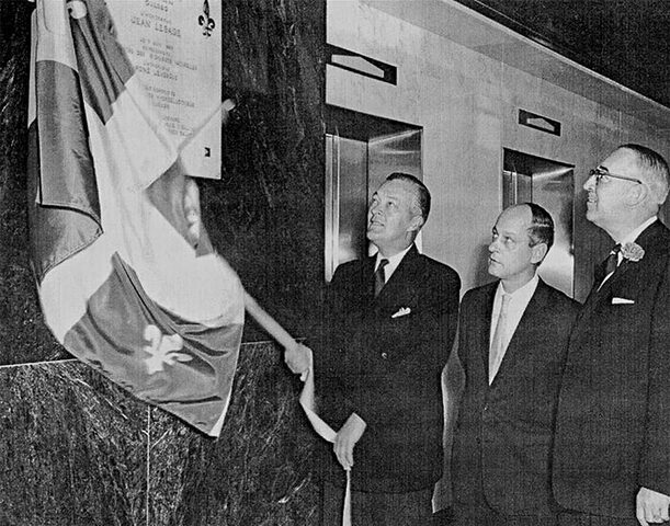 Jean Lesage est réélu premier ministre