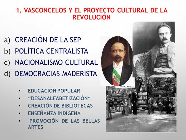 Creación de la SEP