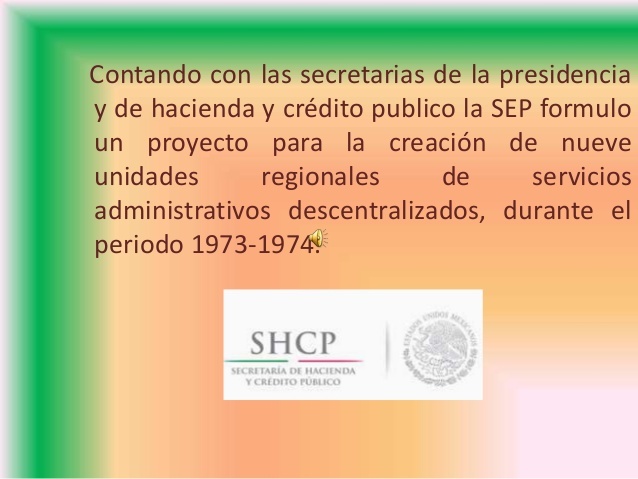 Creación de unidades regionales.