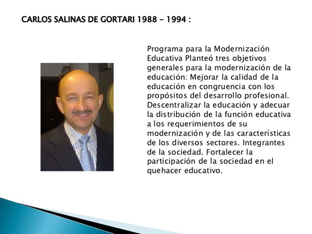 Plan Nacional de Modernización Educativa
