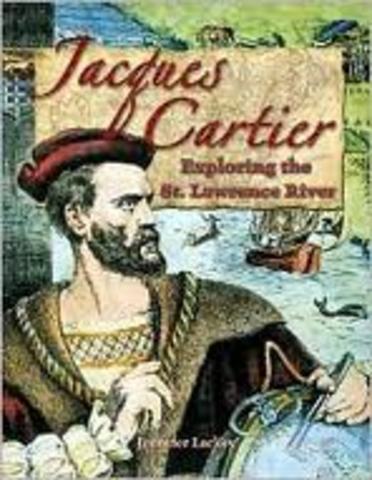 Cartier journeys up the St. Lawrence River