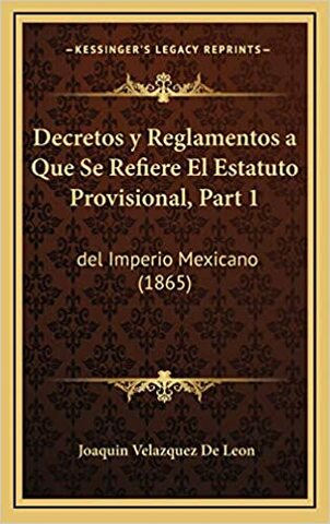 Estatuto Provisional del Imperio Mexicano