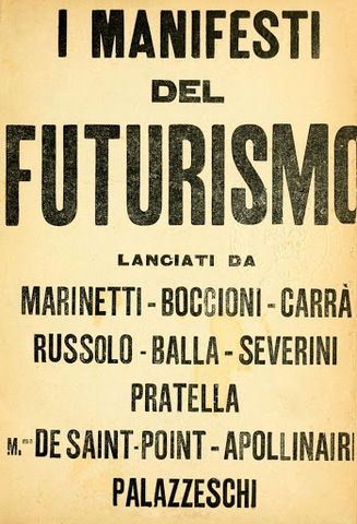 1r Manifest Futurista