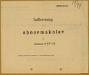 Abnormskoleloven