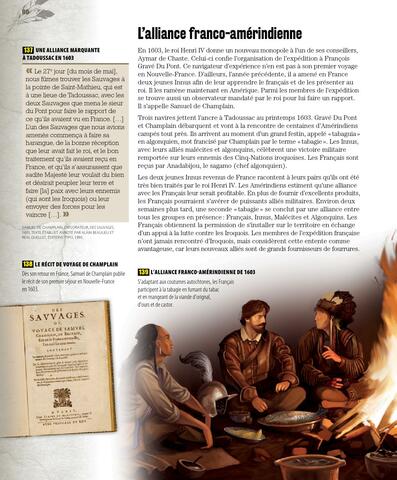 L’alliance franco-amérindienne en 1603