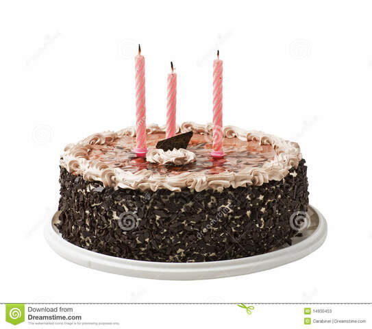 3 candeline sulla mia torta!