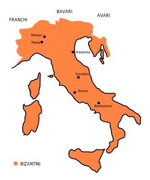 I bizantini riconquistano l'Italia