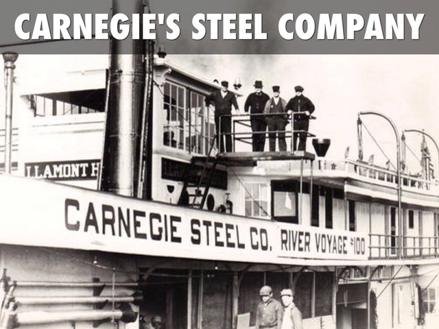 Carnegie Steel Co. forms into a Monopoly