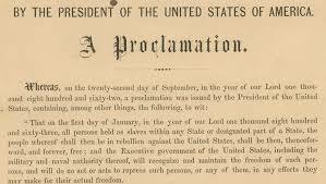 Emancipation proclamation