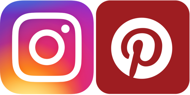 When was Instagram and Pinterest launched?