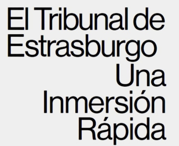 El Tribunal Europeo de Derechos Humanos o Tribunal de Estrasburgo