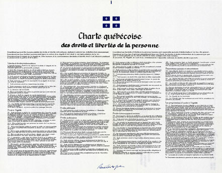 Entrée en vigueur de la Charte des droits et libertés