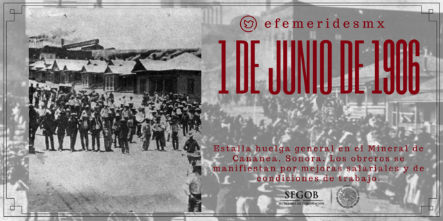 Huelga de Cananea Sonora.