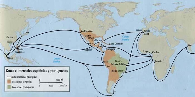 Las rutas comerciales