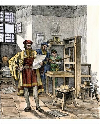 Invention of Gutenberg's Printing Press