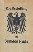 CONSTITUCION DE WEIMAR. (ALEMANIA)