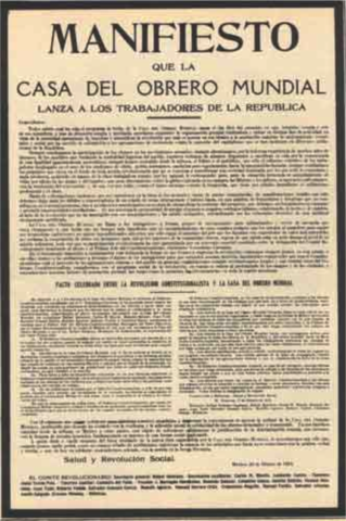 Fundación de la Casa del Obrero Mundial