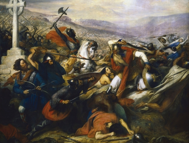 La batalla de poitiers