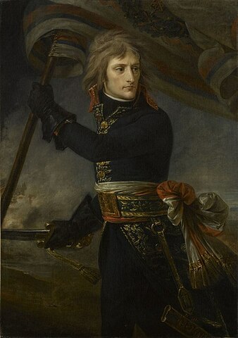 "Bonaparte en el puente de Arcole" de ANTOINE-JEAN GROS