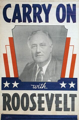 Roosevelt re-elected
