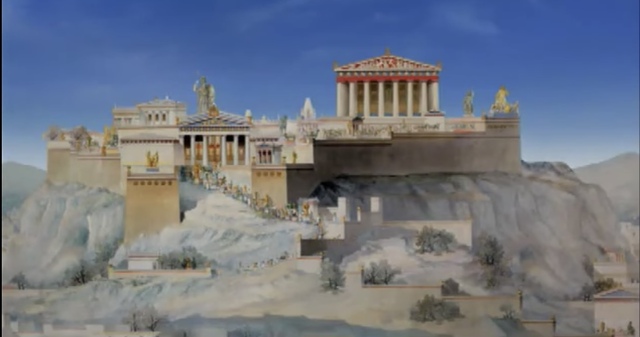 the construction of Athens