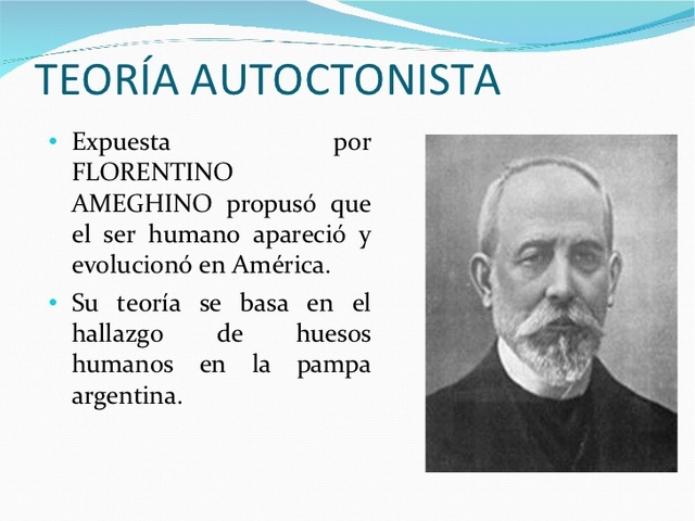 Teoría Autoctonista