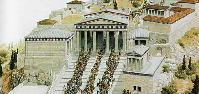 Costruzione Propilei