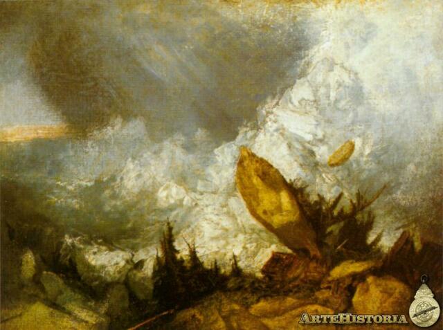 Alud en los Grisones. William Turner