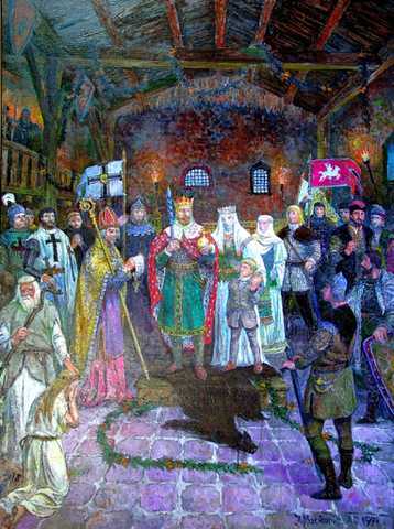 Mindaugo karūnavimas.